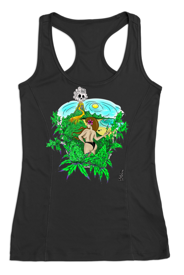 Women's Haole Girl Racerback T-Shirt